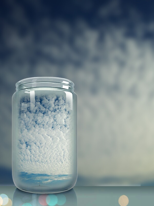 瓶子里的云