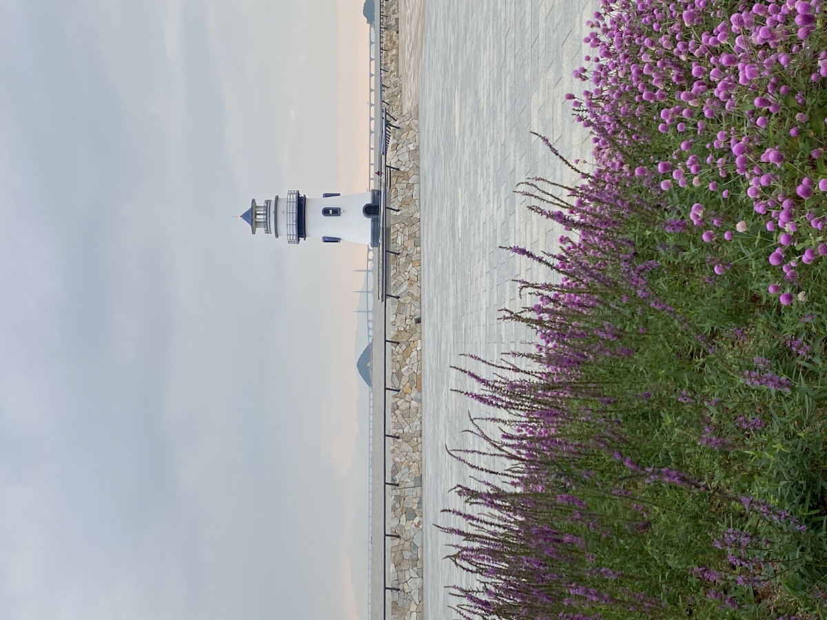 珠海网红打卡点情侣路上的爱情邮局灯塔见证幸福时刻浪漫珠海美丽风景