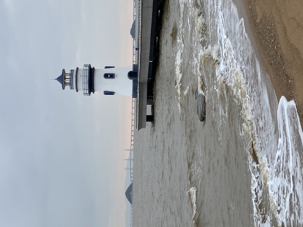 珠海网红打卡点情侣路上的爱情邮局灯塔见证幸福时刻浪漫珠海美丽风景