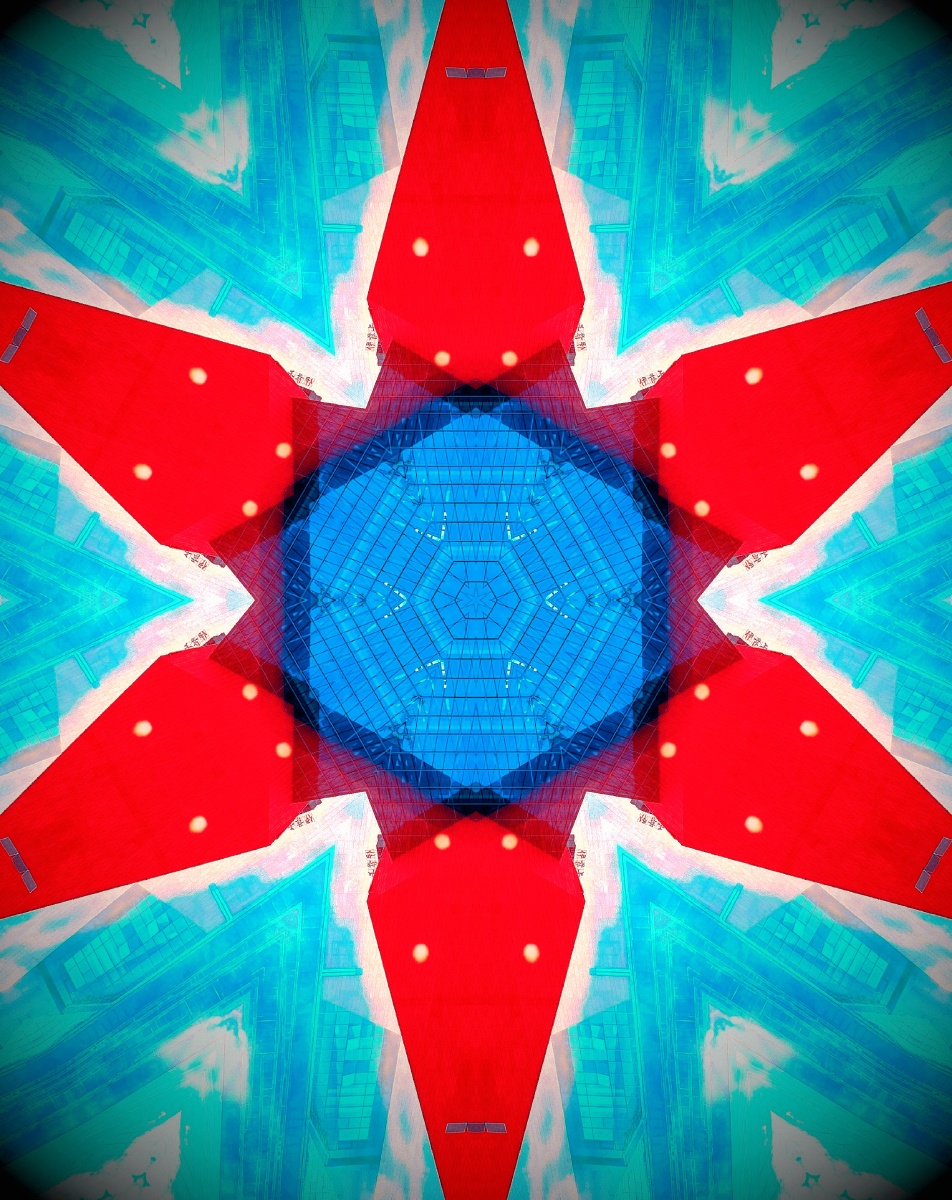 图形多变是由图片的多维变化而来不同线条组成了不同形状最后又聚合的