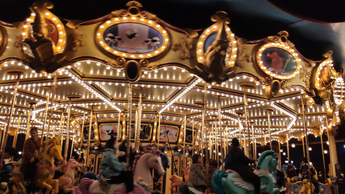 迪士尼,旋转木马,梦幻