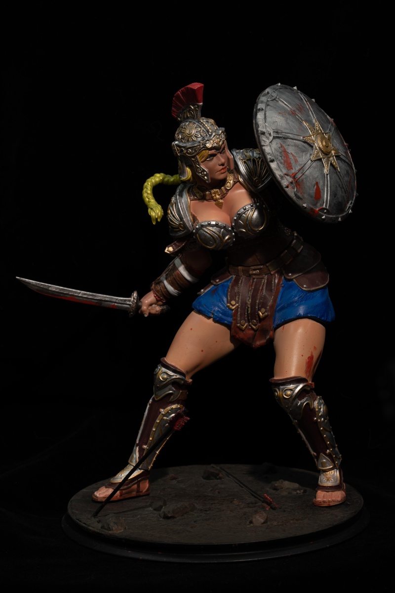 涂装罗马刀盾手