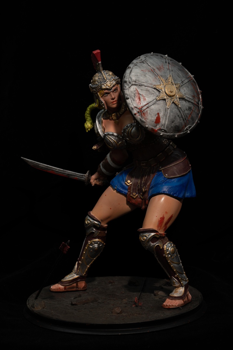 涂装罗马刀盾手