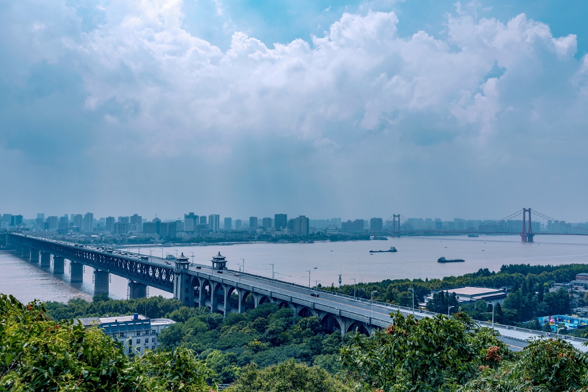 极目楚天舒万里长江第一桥武汉