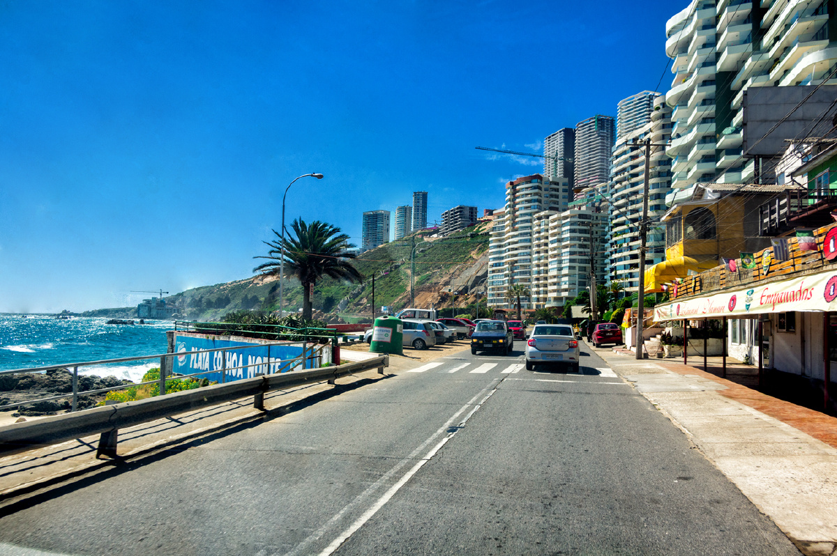 智利瓦尔帕莱索海滨城市