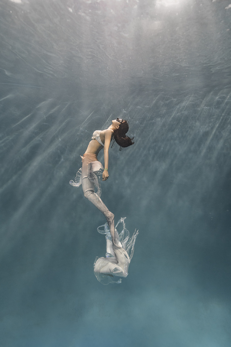 美人鱼模特箫然小姐姐