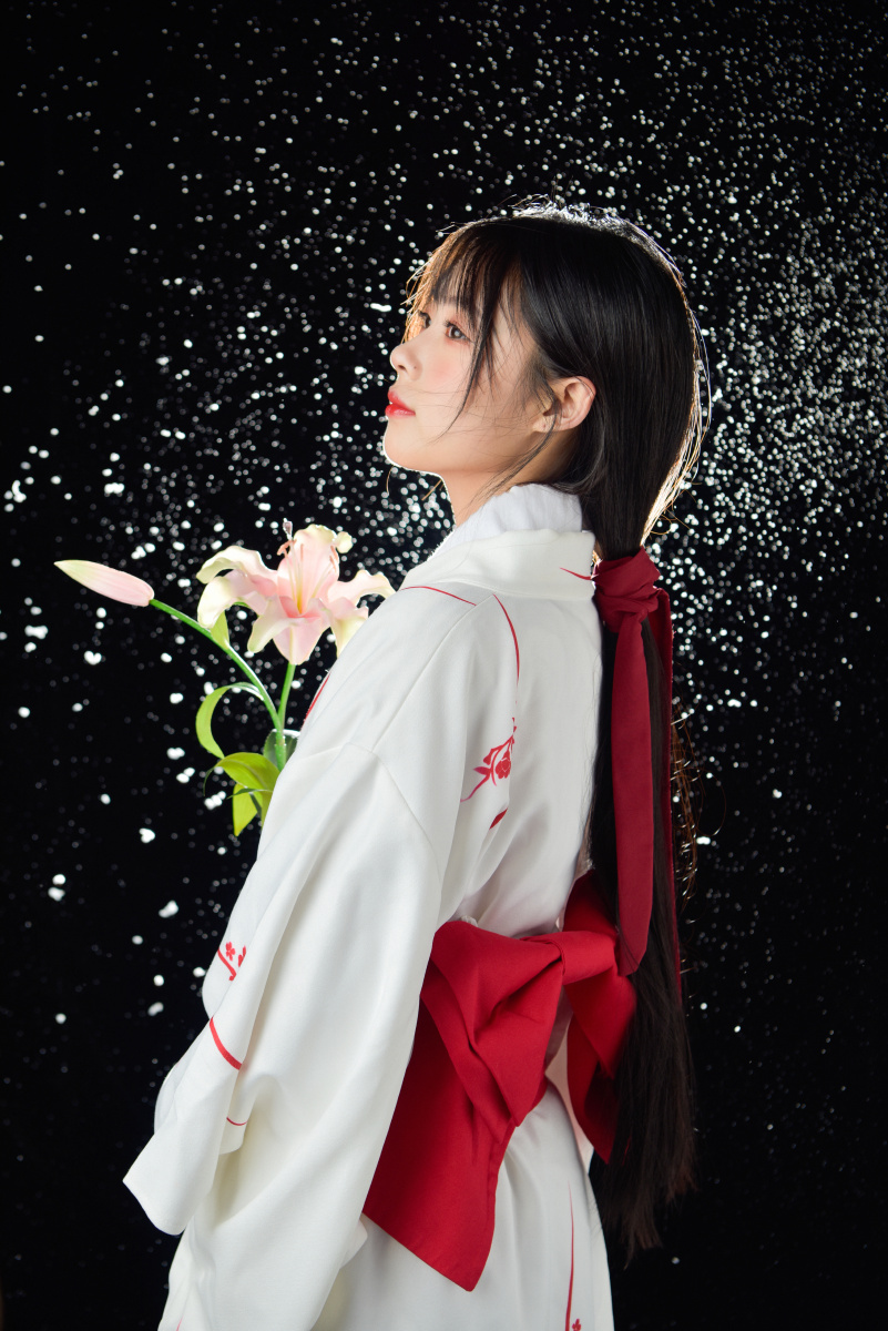 神明少女下绑发型客片