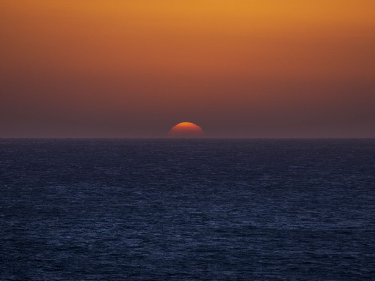 大西洋日落景象