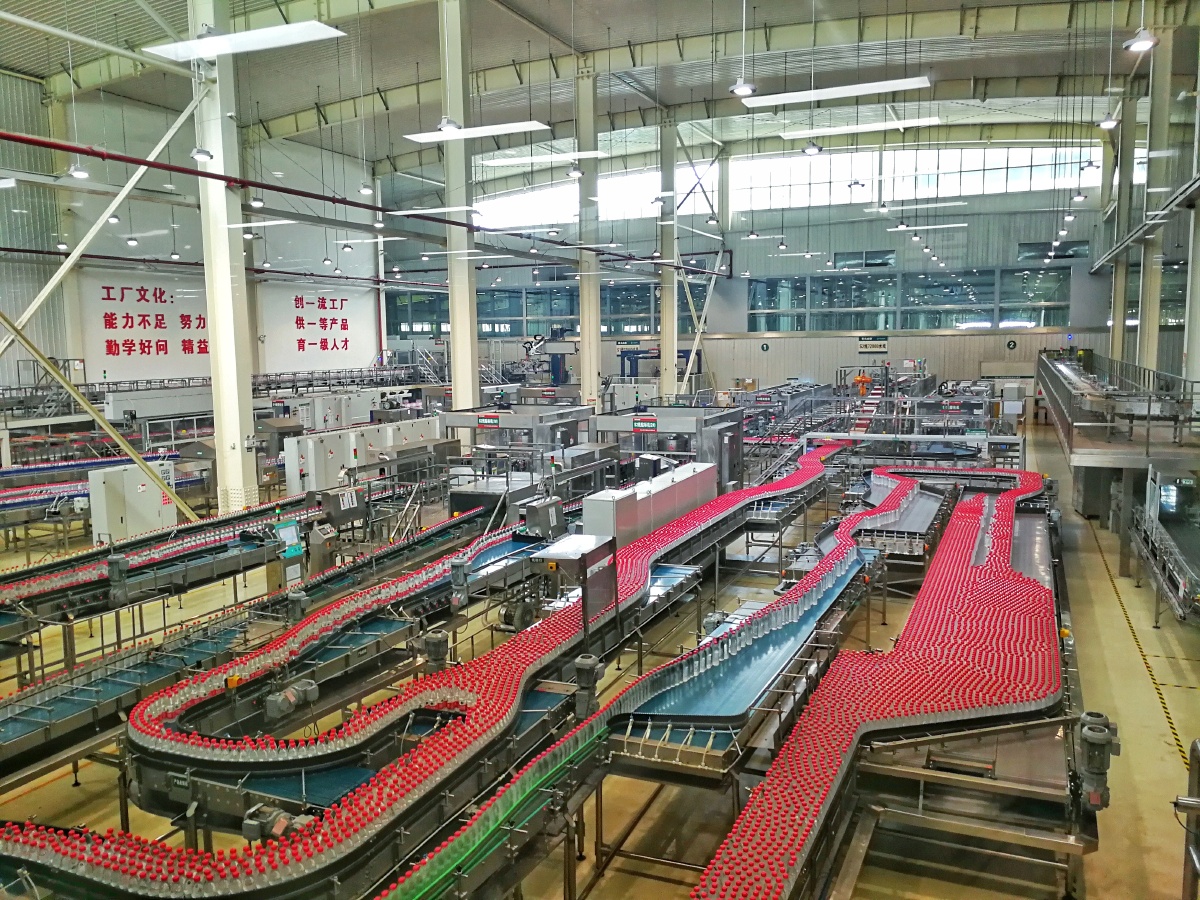 四川峨眉农夫山泉生产线