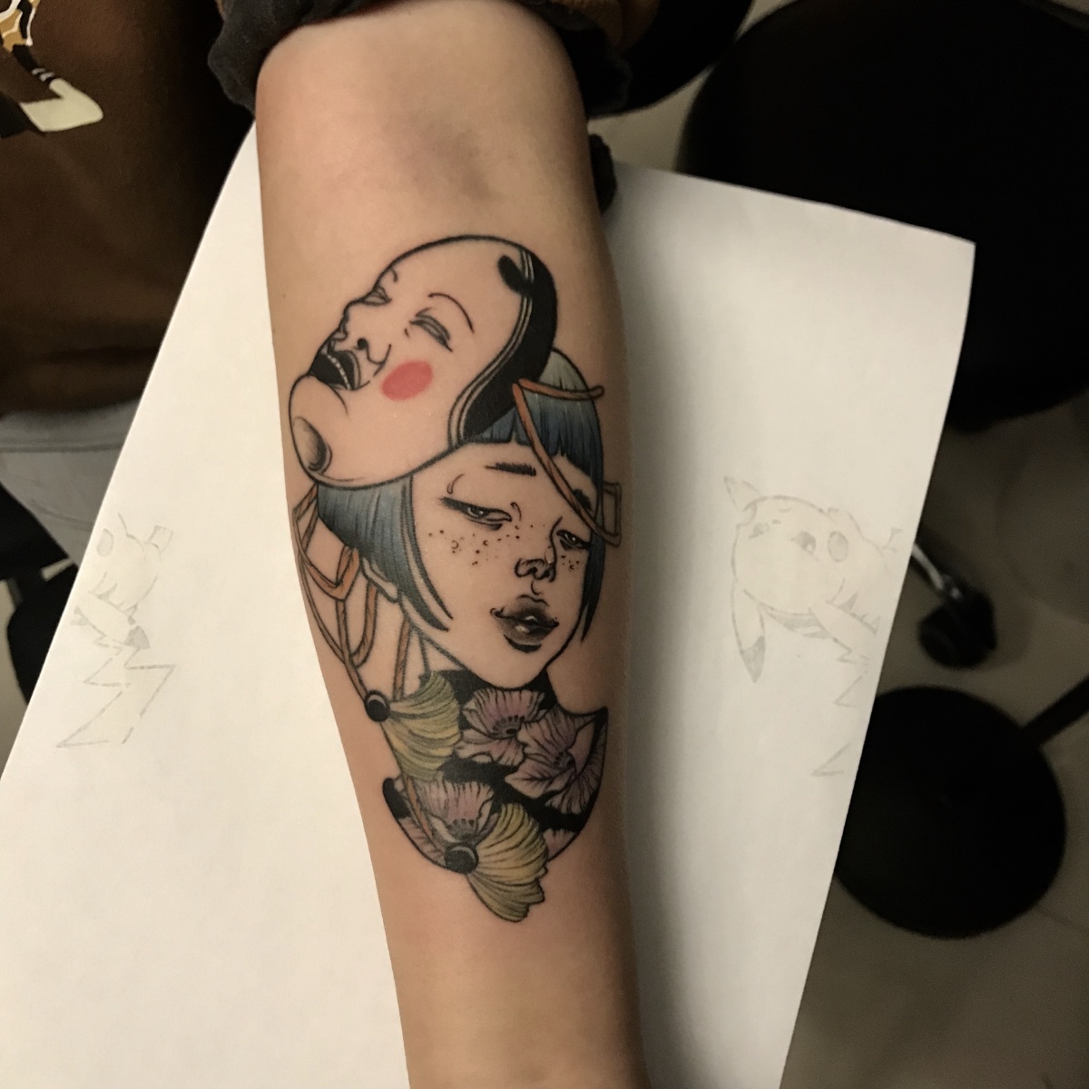 从小图到包小臂的进度,期待下次你来做花臂 - 八一刺青娜娜 - 图虫