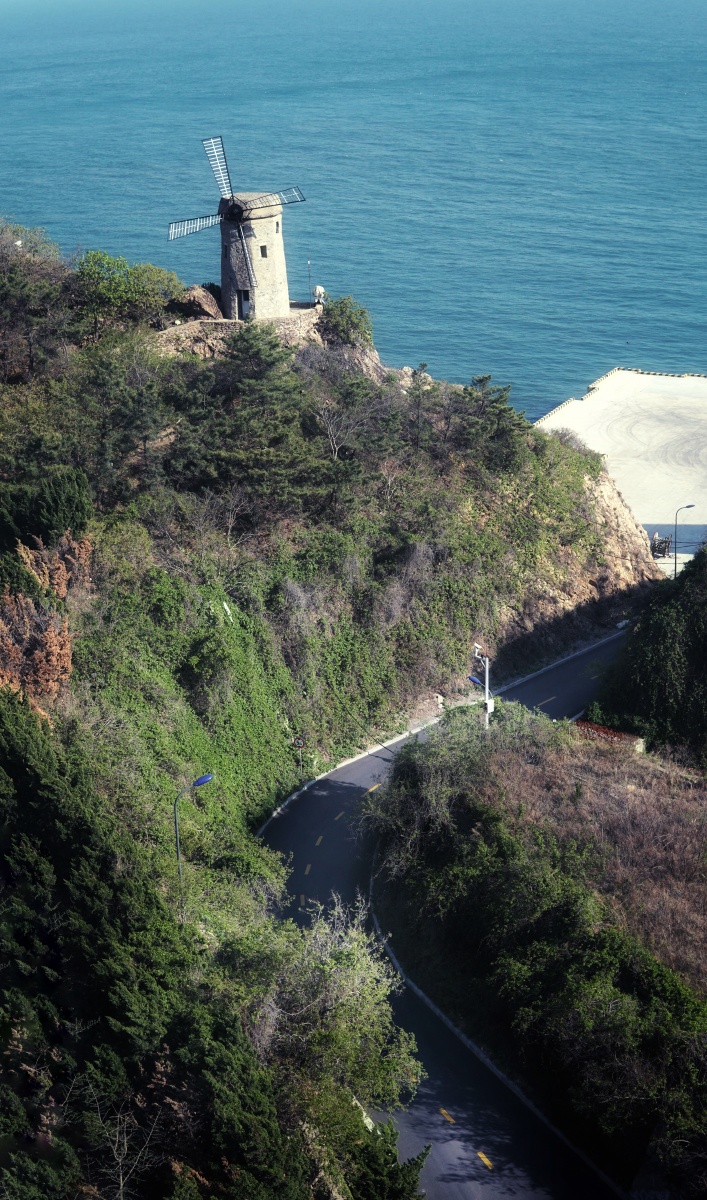 去年初夏的大连滨海路