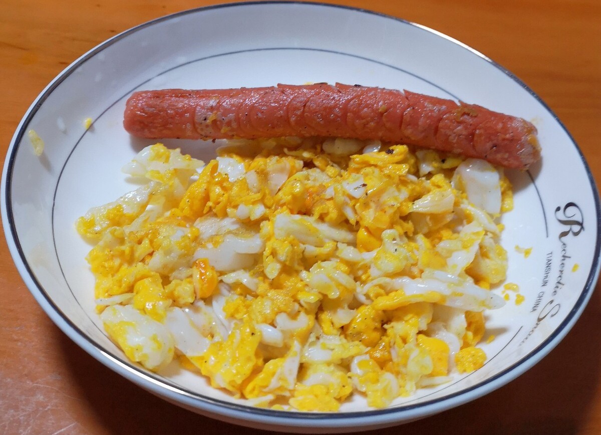 煎蛋香肠