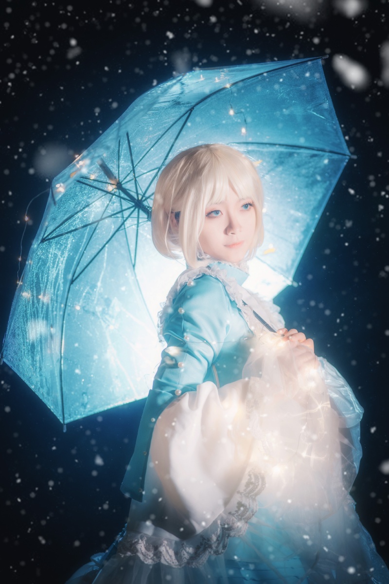 沙条爱歌cos光辉的你命运的你与我相遇的你我等待着你来接我时而分离