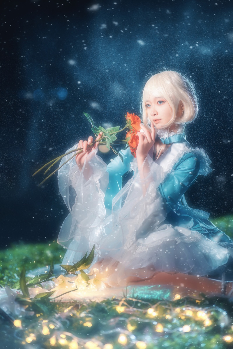 沙条爱歌cos光辉的你命运的你与我相遇的你我等待着你来接我时而分离