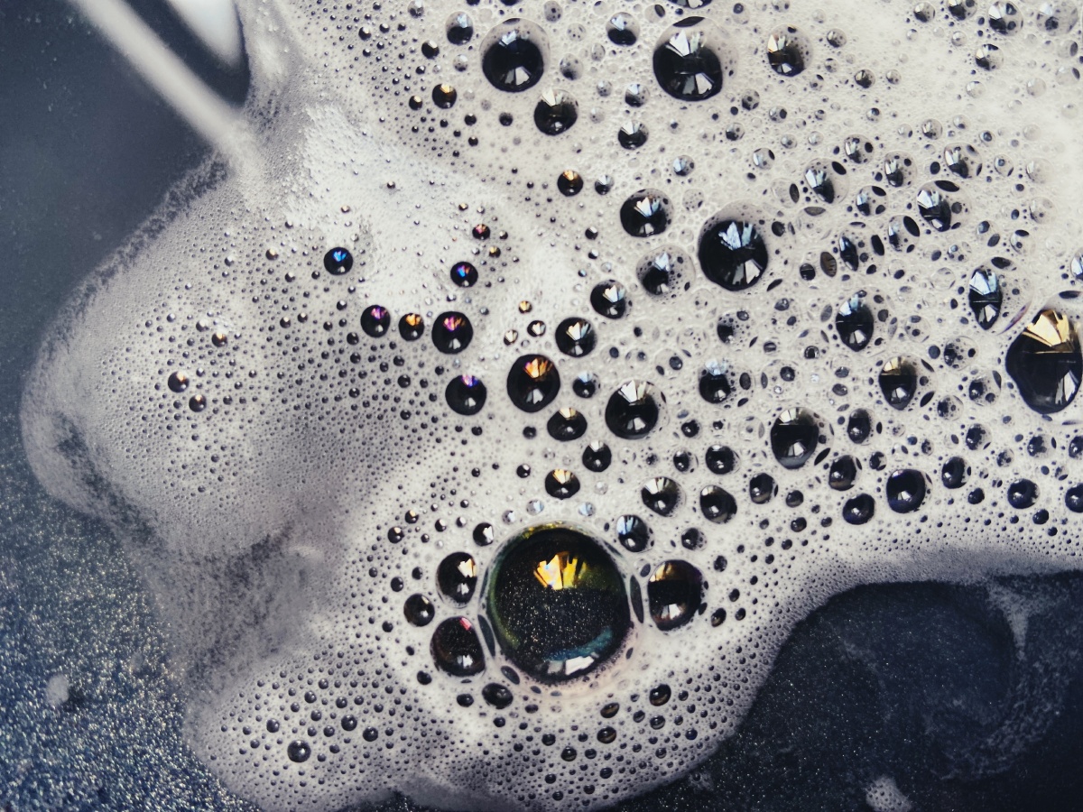 没想到洗碗的泡泡这么好看嘞!