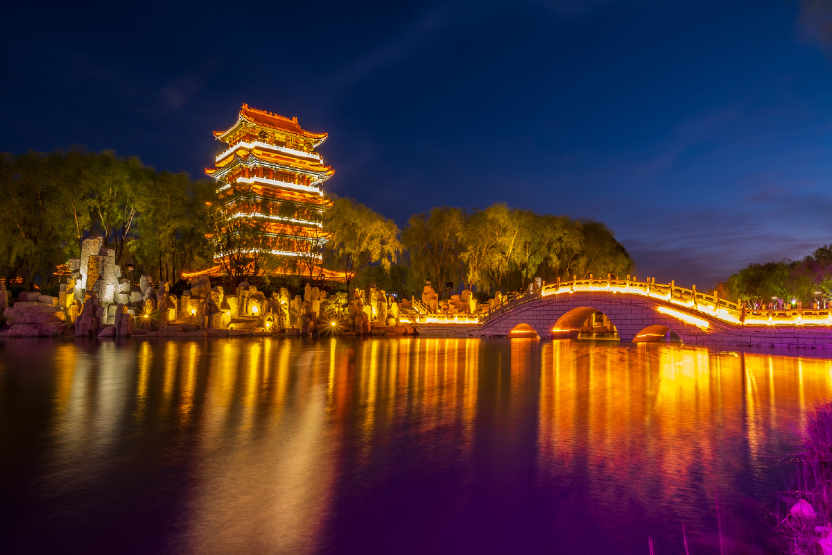 玉门市玉泽湖公园