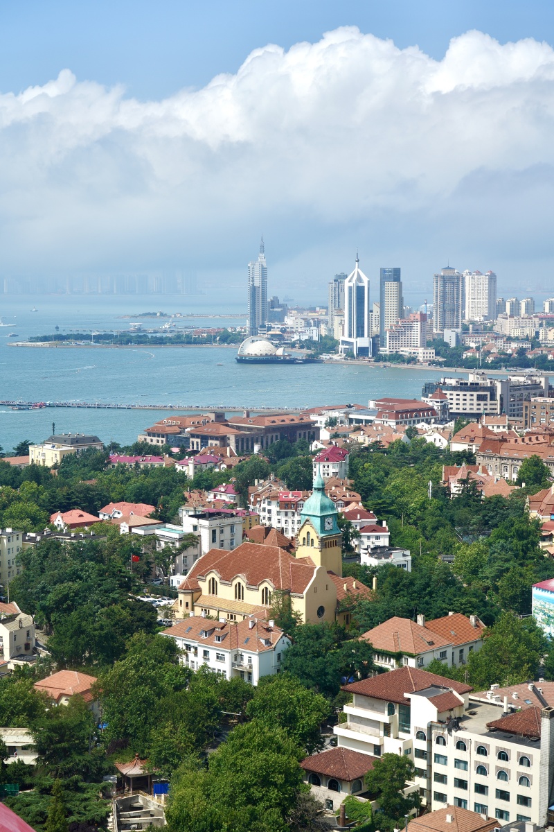 青岛城市海景