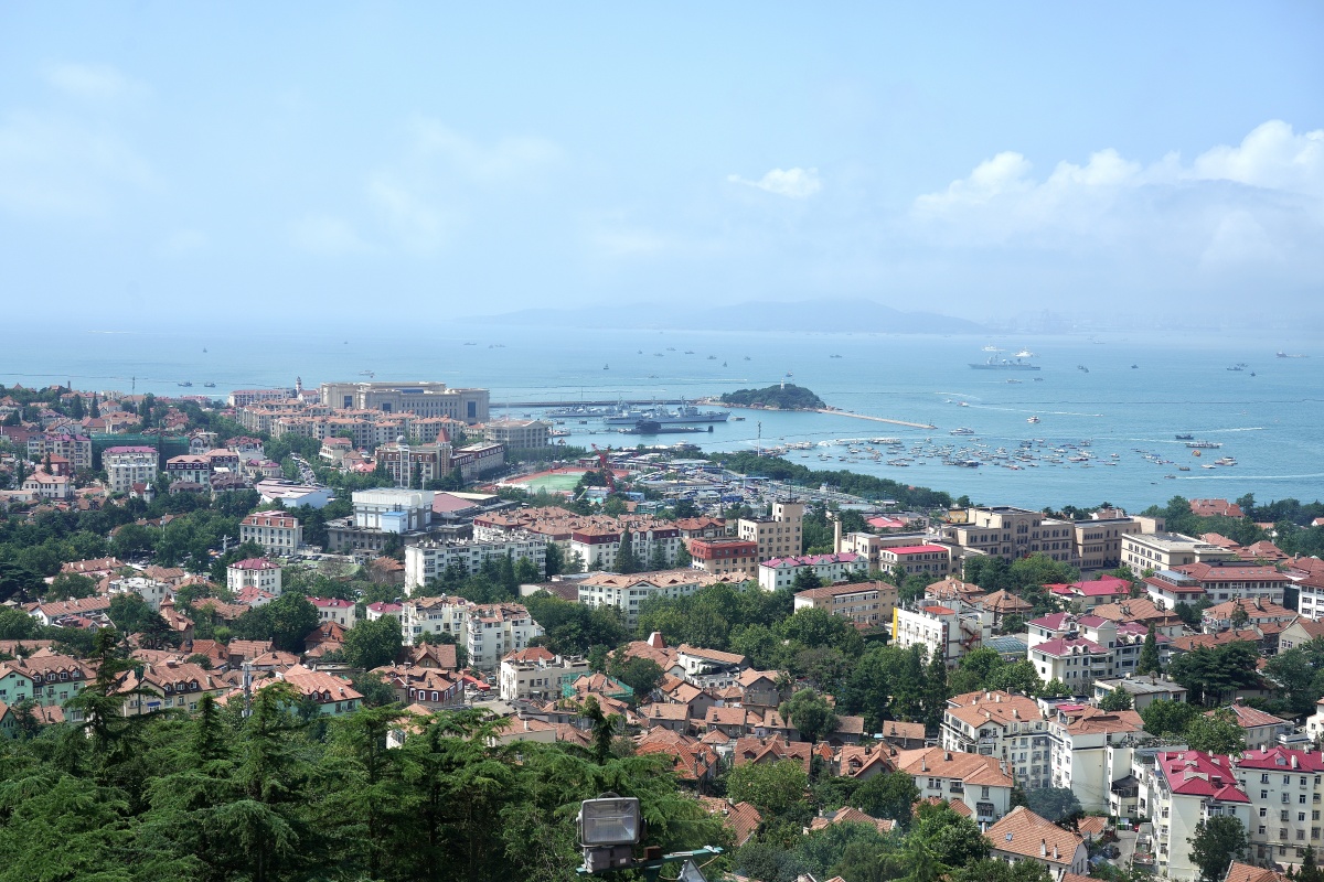 青岛城市海景