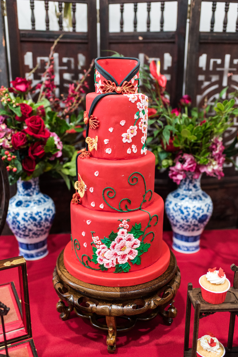 中式婚礼蛋糕台