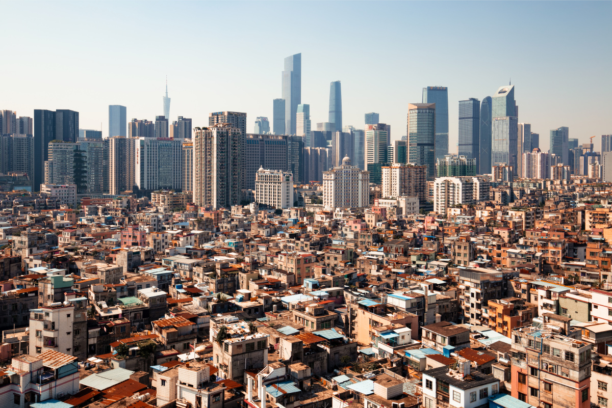 城市变迁摄于广州