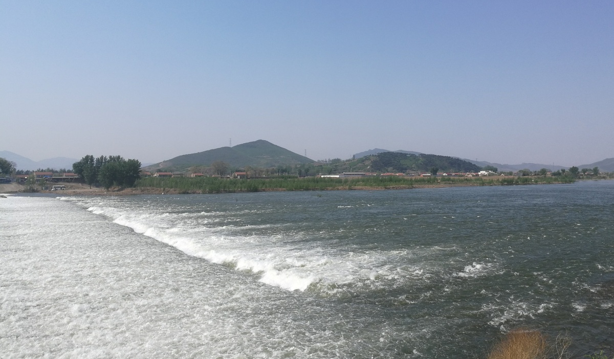 大河奔流.(拍摄于古燕州城畔太子河)