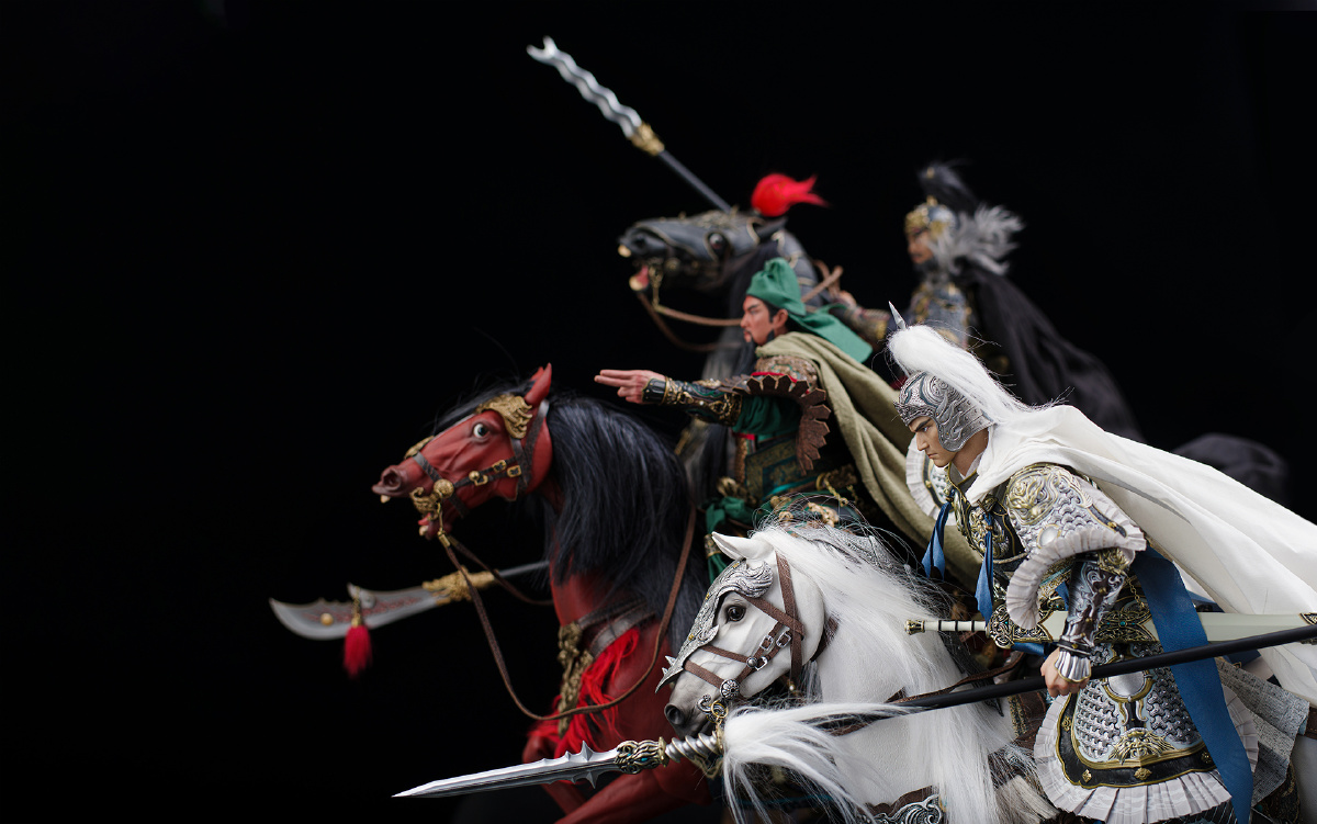 独自摄影系列三国战将手办