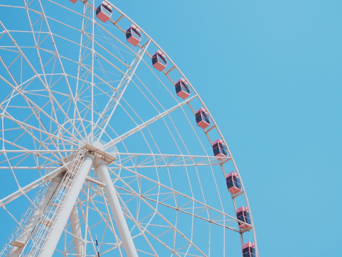 顾村公园粉色摩天轮