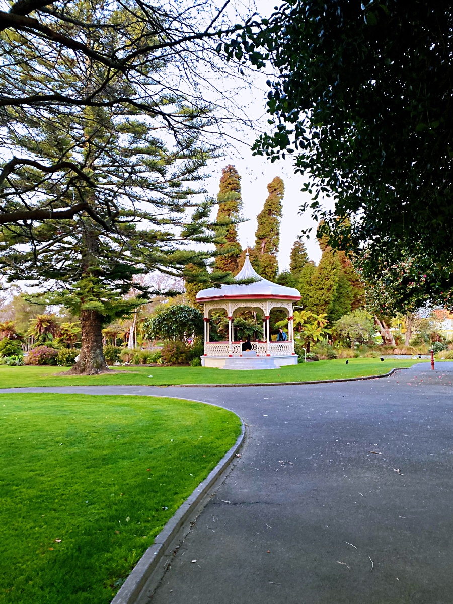 园中圆亭罗托鲁阿市政花园