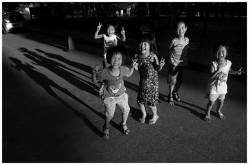 夕阳与孩子s