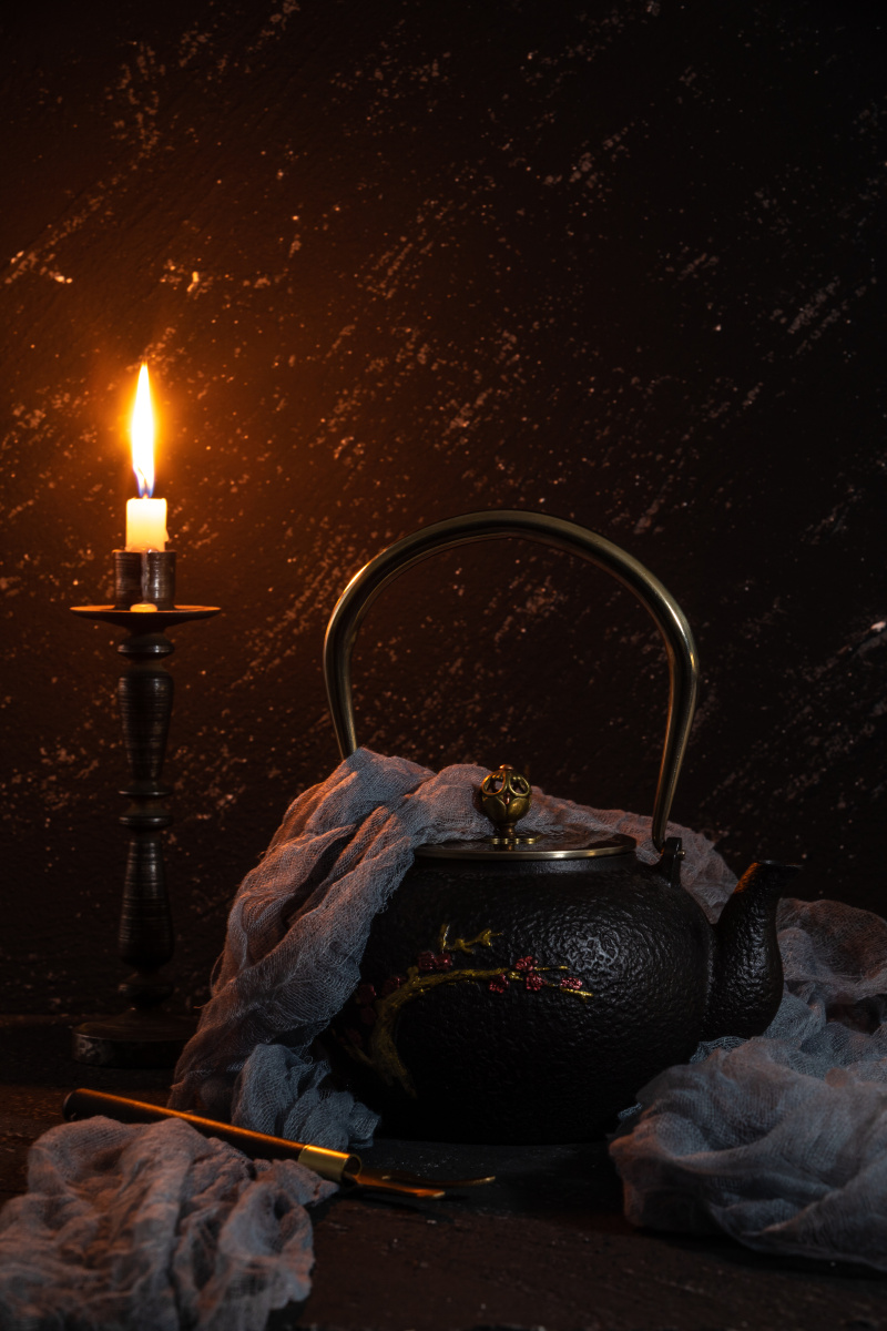 烛火茶壶 - 潜水虾 - 图虫