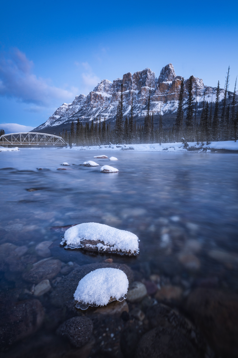 冬之城堡山 - 李永男加拿大旅游摄影