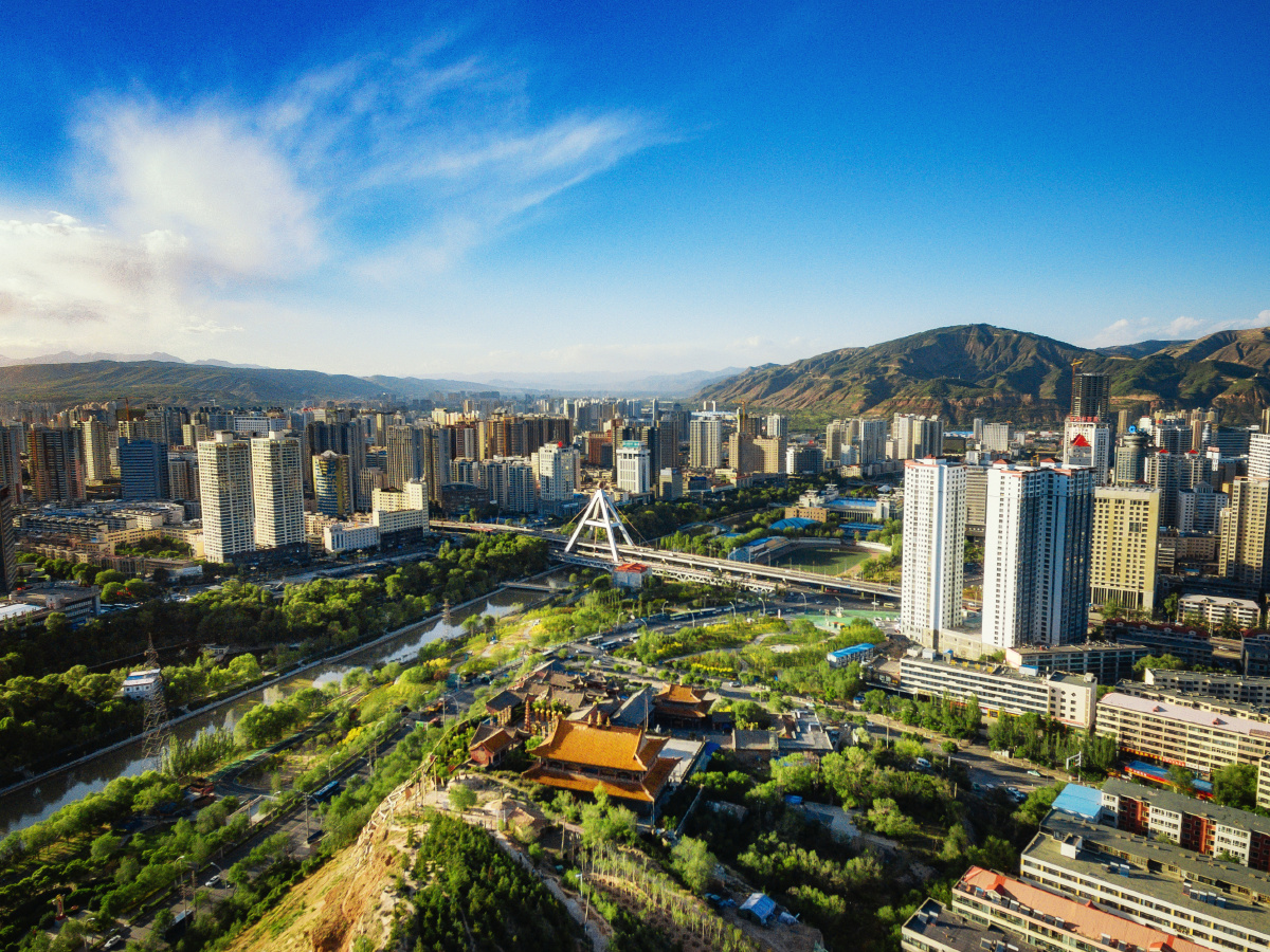 航拍证件照西宁