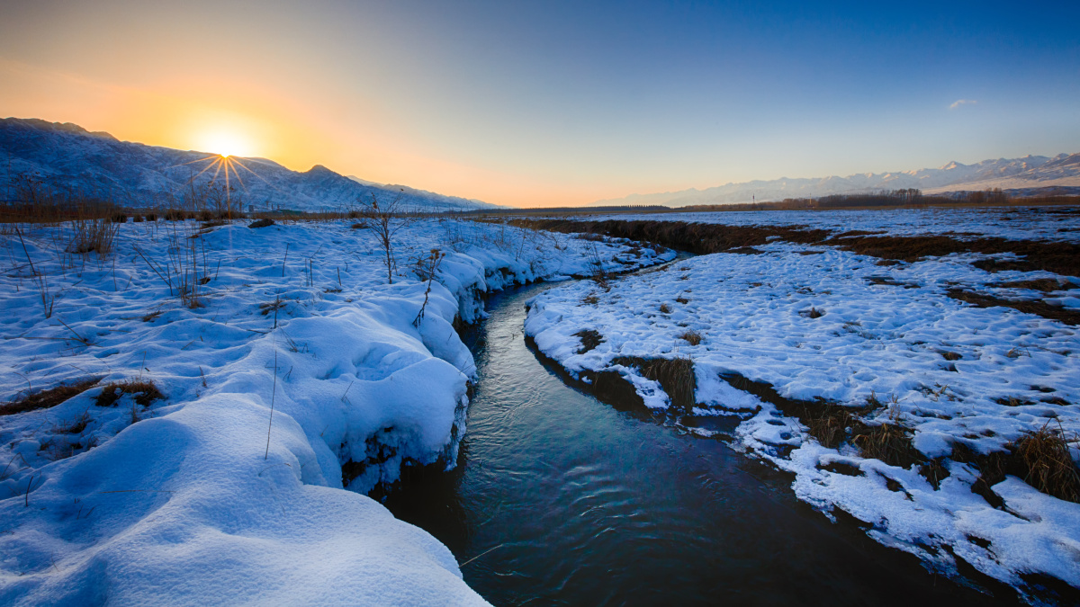 新疆博州温泉湿地公园