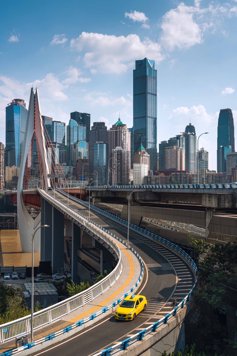 千厮门大桥桥头看渝中视角 - 有点上头o - 图虫