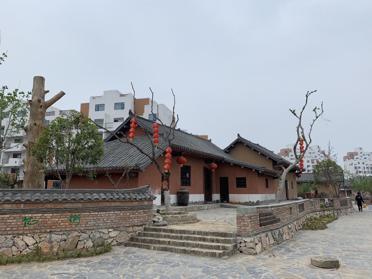 16年十堰郧阳岛龙韵村扶贫搬迁项目,主要做了记忆街及住宅区景观部分