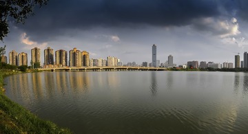 金银湖夕照
