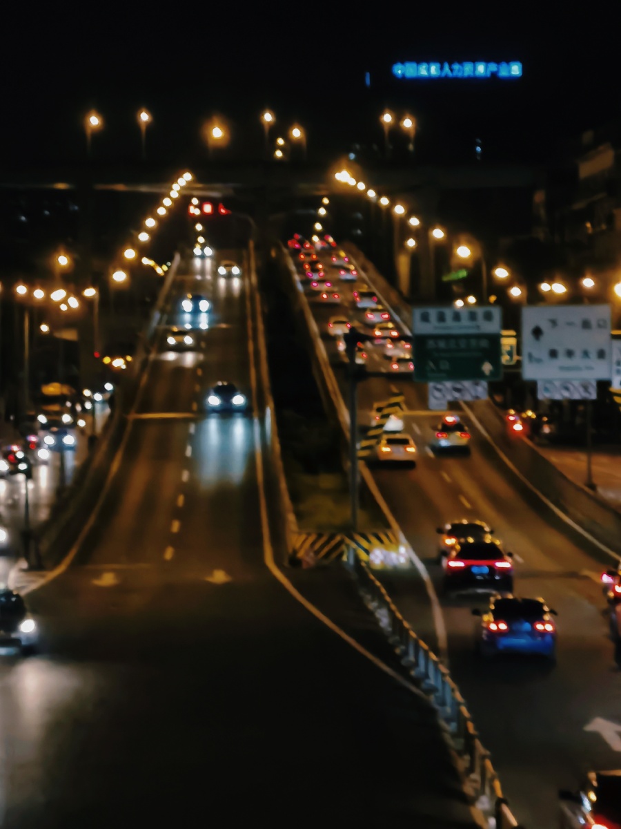 路过成都的夜手机随拍