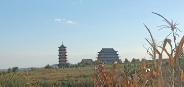 古刹之秋
