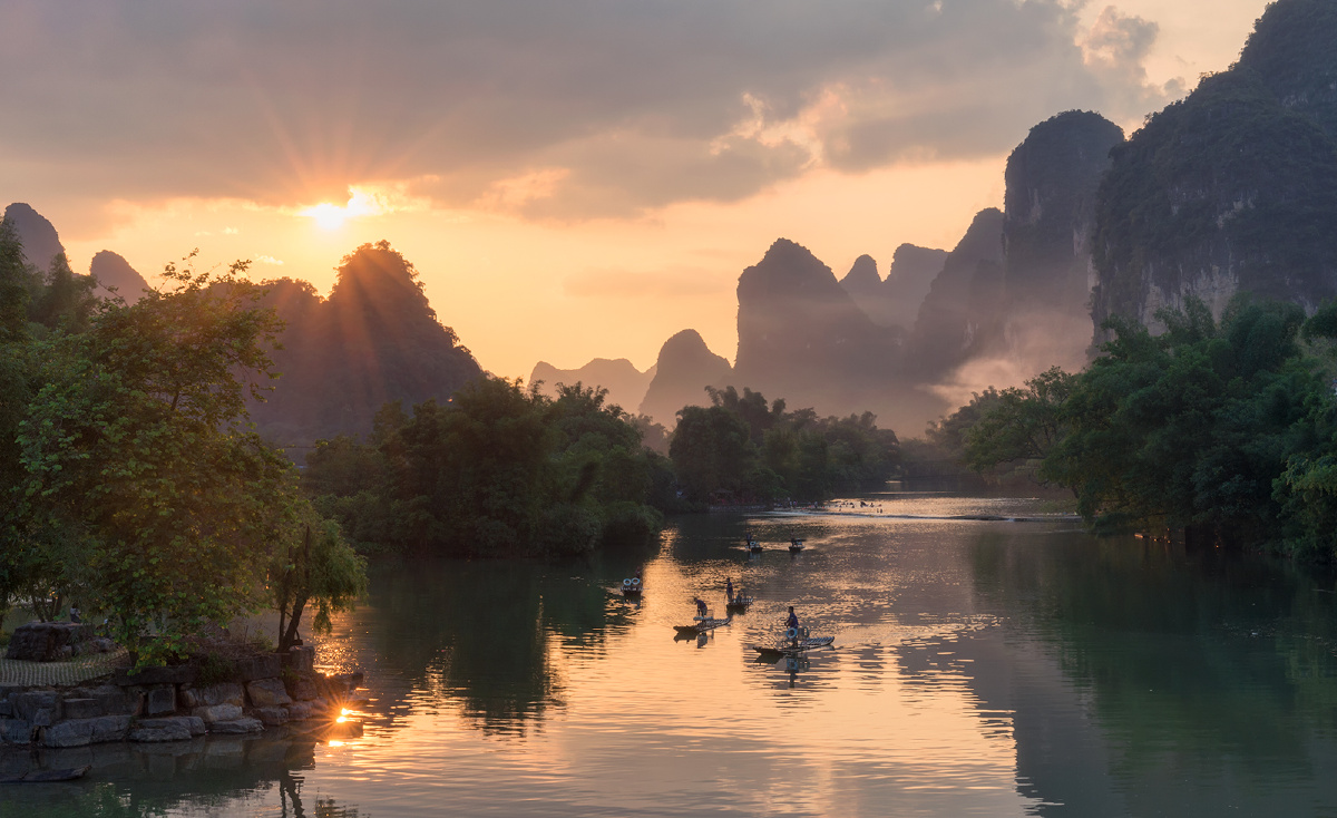 桂林日落