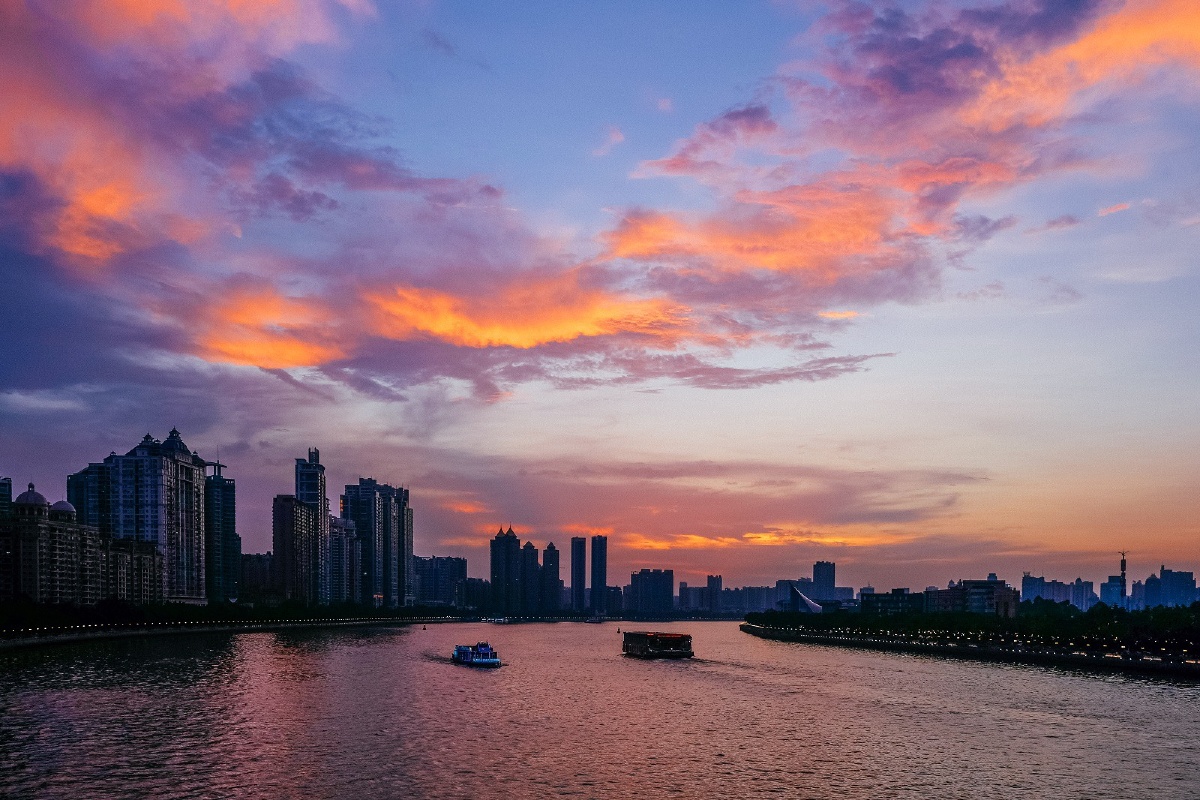 广州晚霞