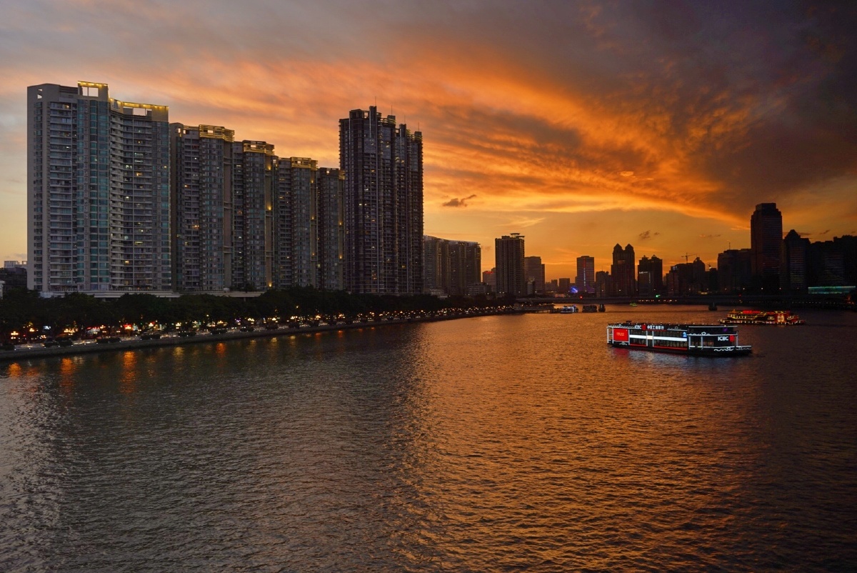 广州晚霞