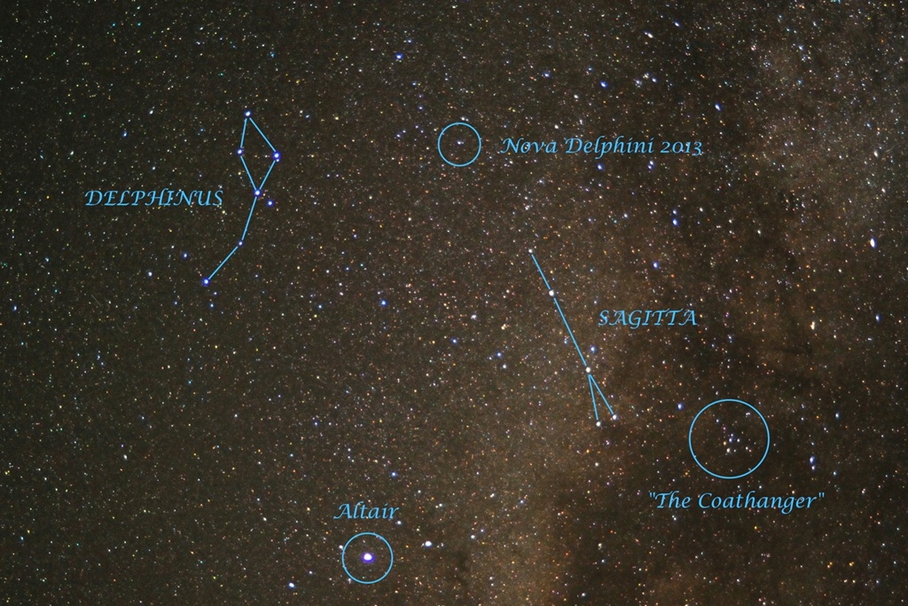 新星海豚座2013星系ngc 3370的清晰影像星系ngc 5195:宇宙级问号的点