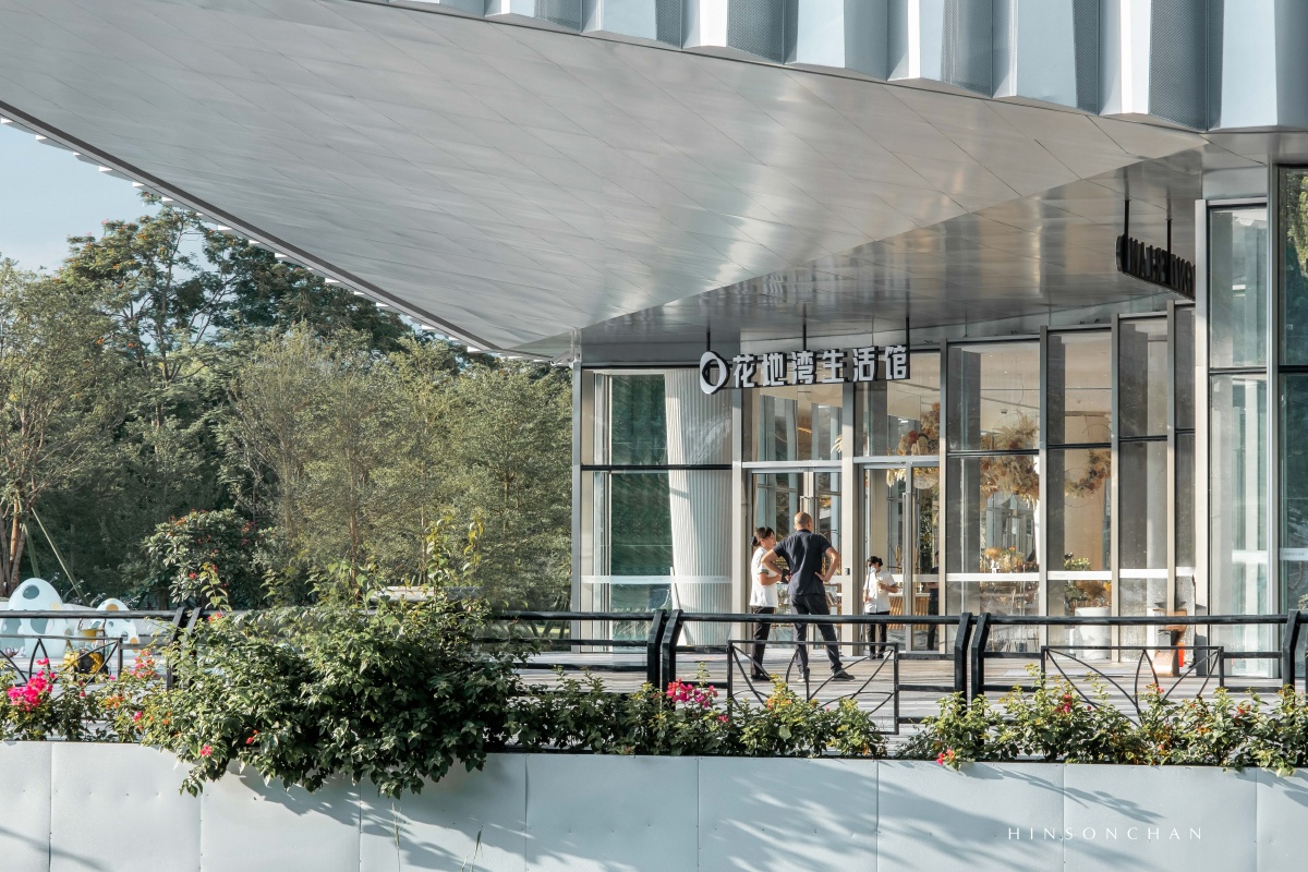 广州万科花地湾生活馆外建筑