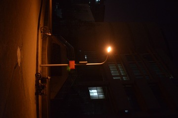 转角的路灯