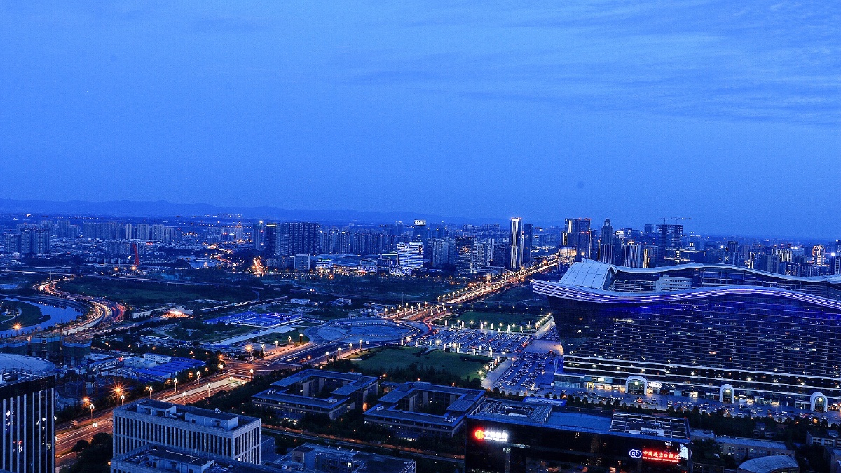 爬楼爬爬更健康 - 城市, 夜拍, 超长曝光, 傍晚, 引