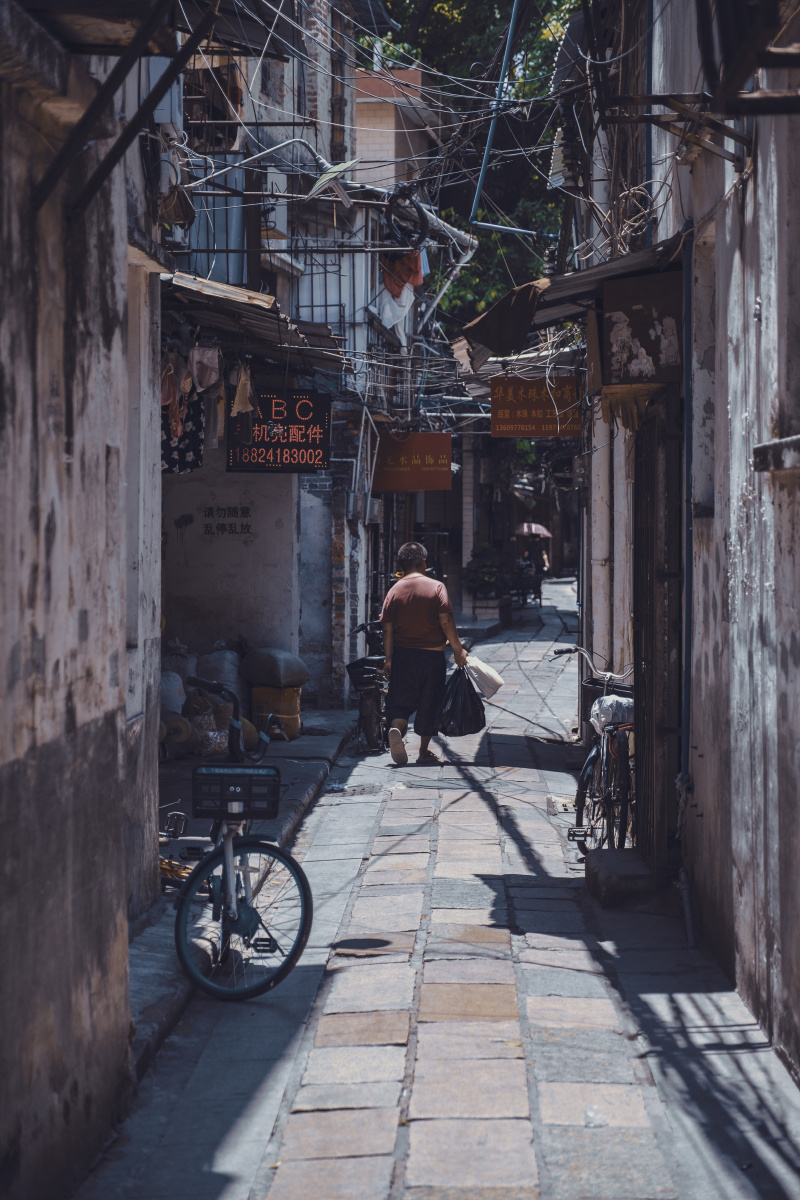 深巷老景悠远历史,想了解一个城市就得去老街,体会他的烟火气.