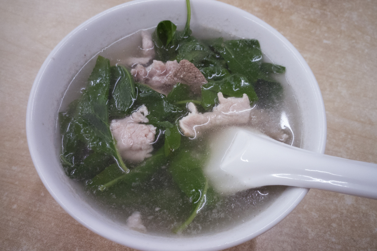 梅县掩面和三及第汤