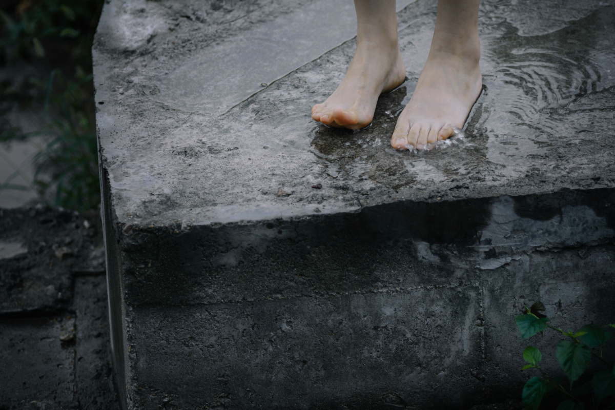 初秋的一场雨淋湿了你