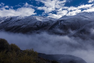 鸡丑山雪后