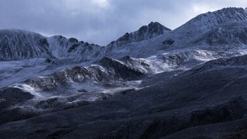 鸡丑山雪后